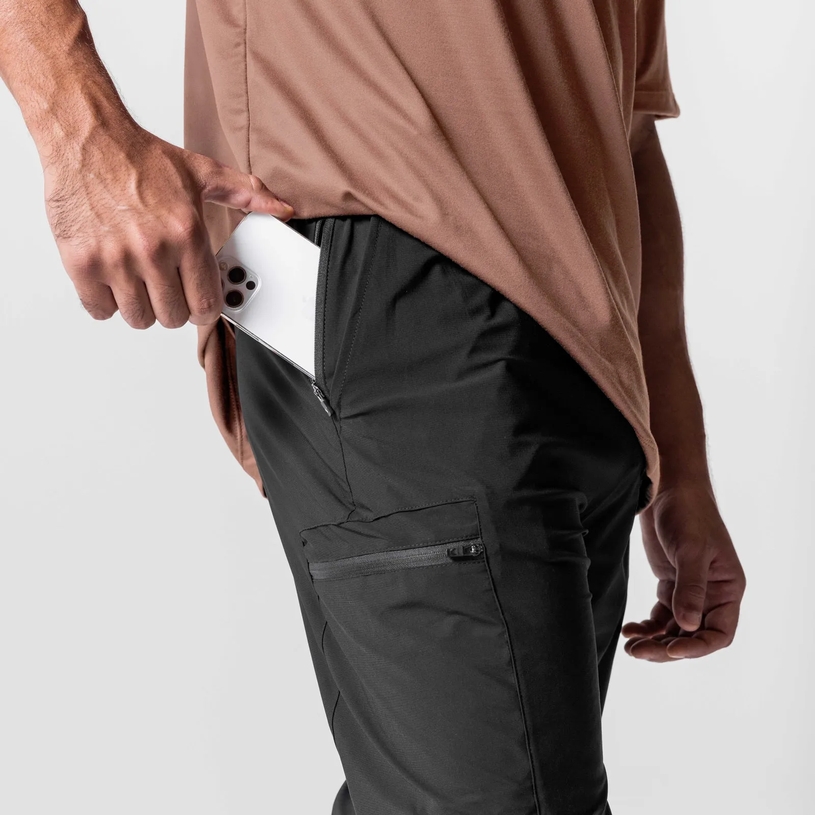 0656. Tetra-Lite™ Standard Zip Jogger - Black