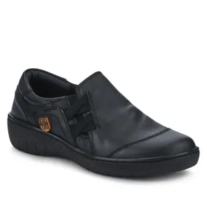Adjustable Leather Slip-On Shoes - HAK41007 / 327 434