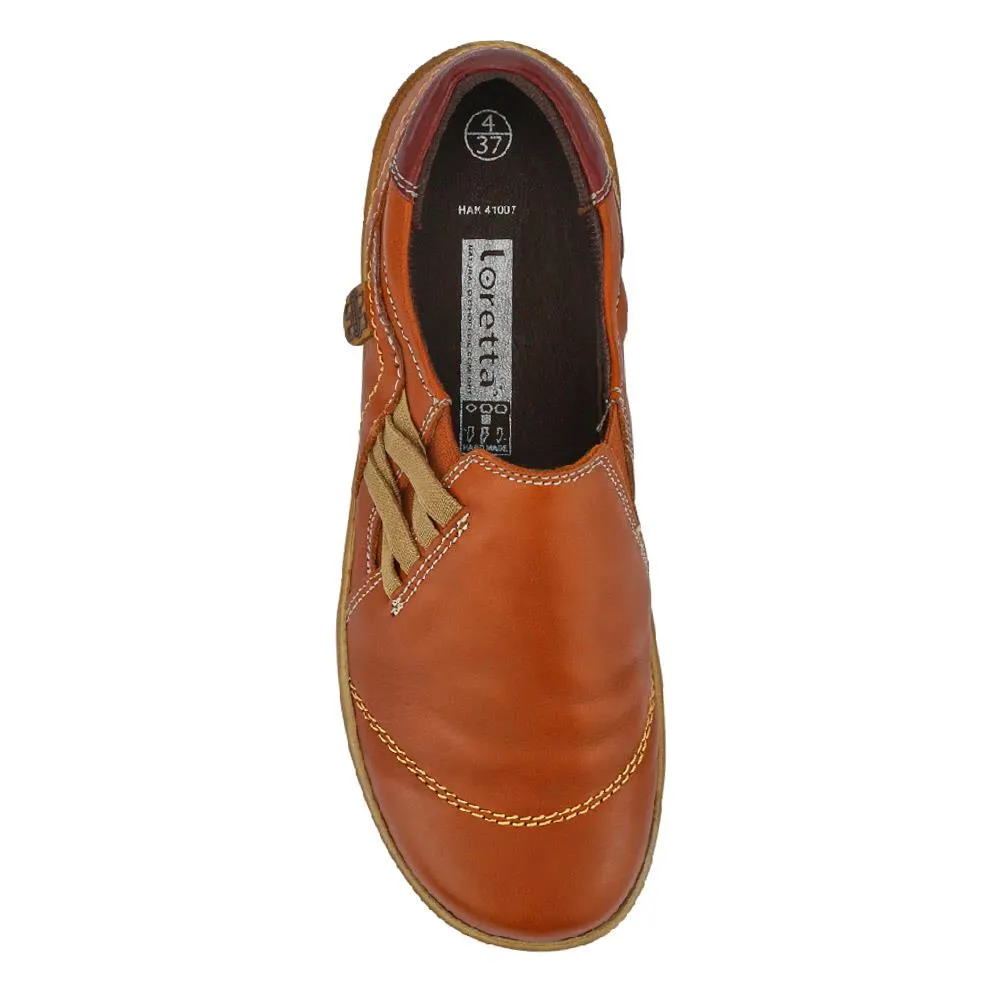 Adjustable Leather Slip-On Shoes - HAK41007 / 327 434