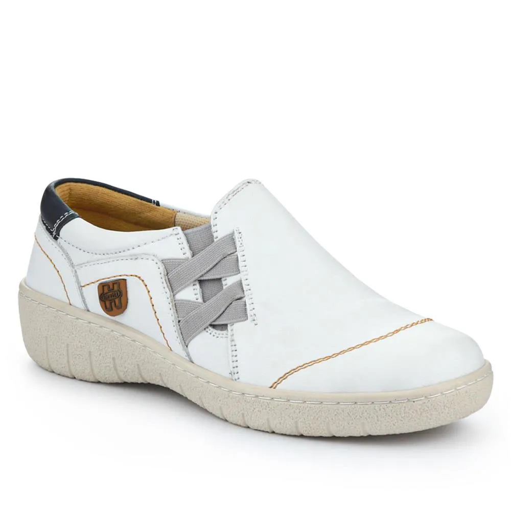 Adjustable Leather Slip-On Shoes - HAK41007 / 327 434