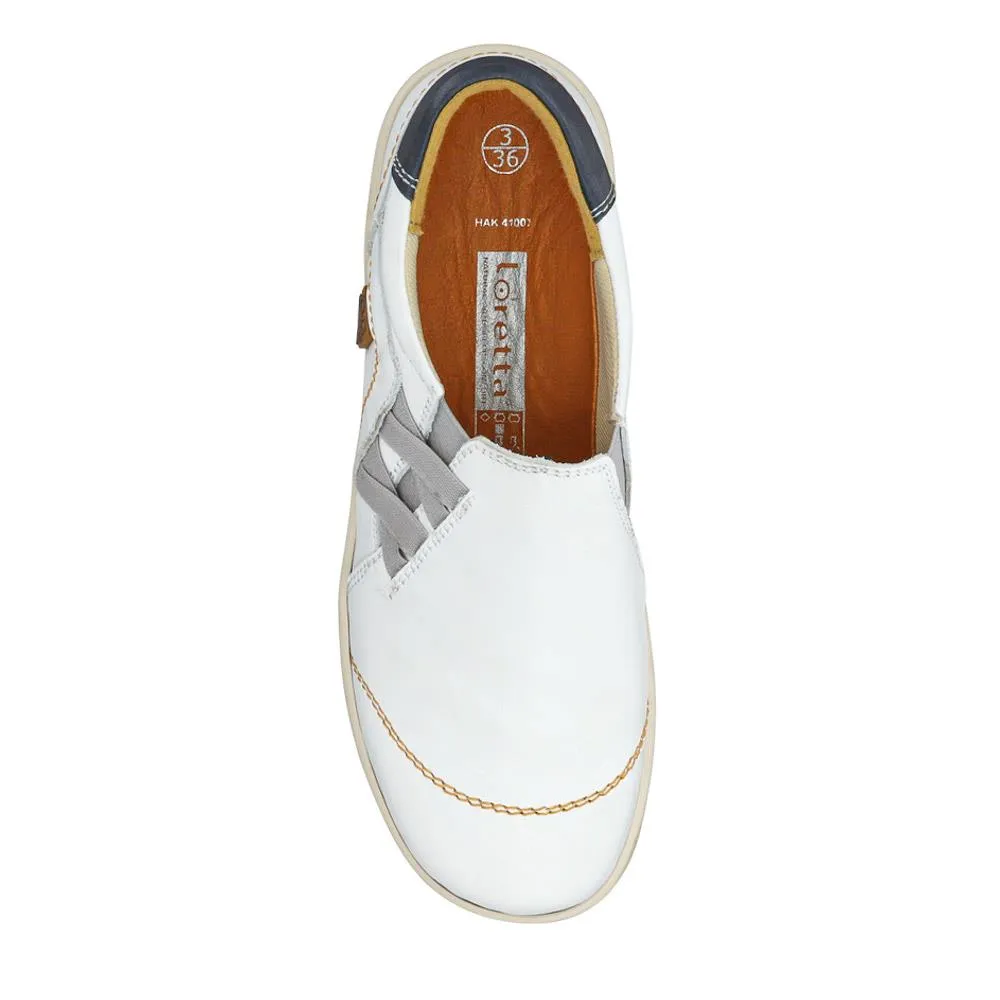 Adjustable Leather Slip-On Shoes - HAK41007 / 327 434