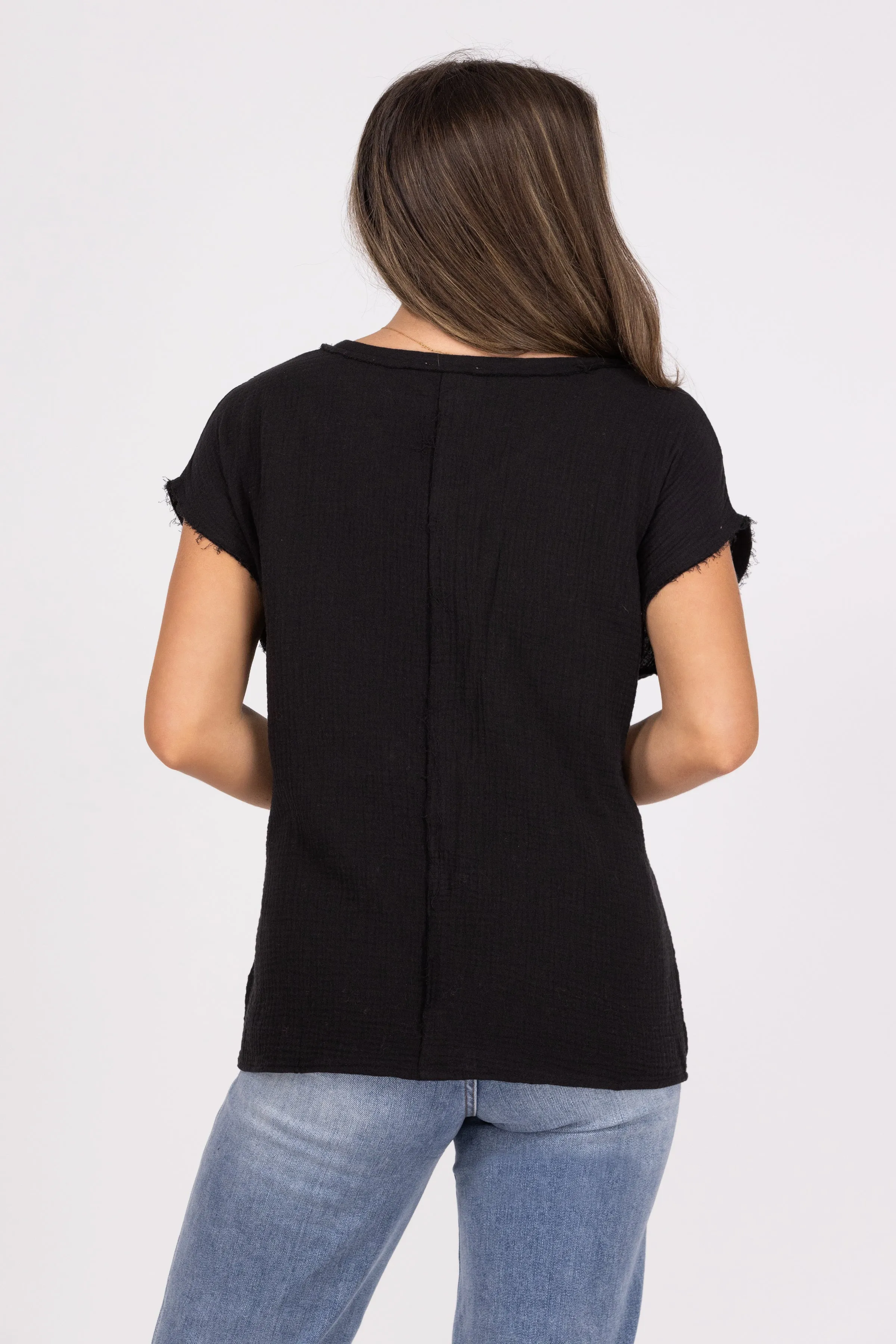 Beachcomber Vibes Short Sleeve Top * Final Sale*