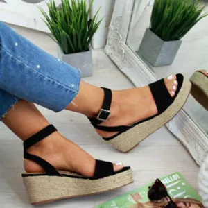 Boho Platform Wedge Sandals