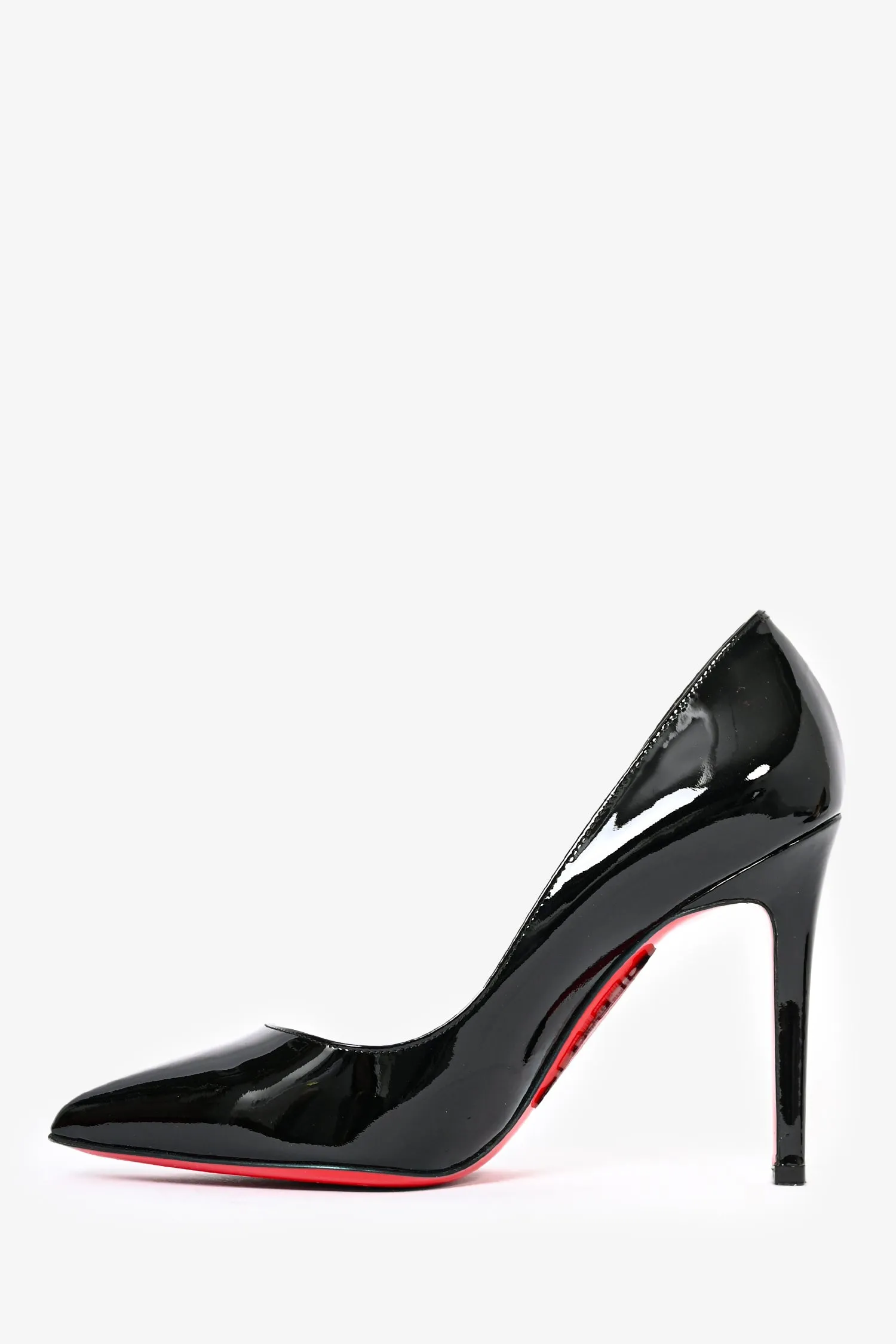 Christian Louboutin Black Patent Pointed Heels Size 36