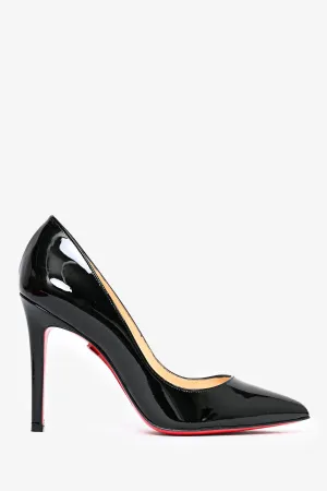 Christian Louboutin Black Patent Pointed Heels Size 36
