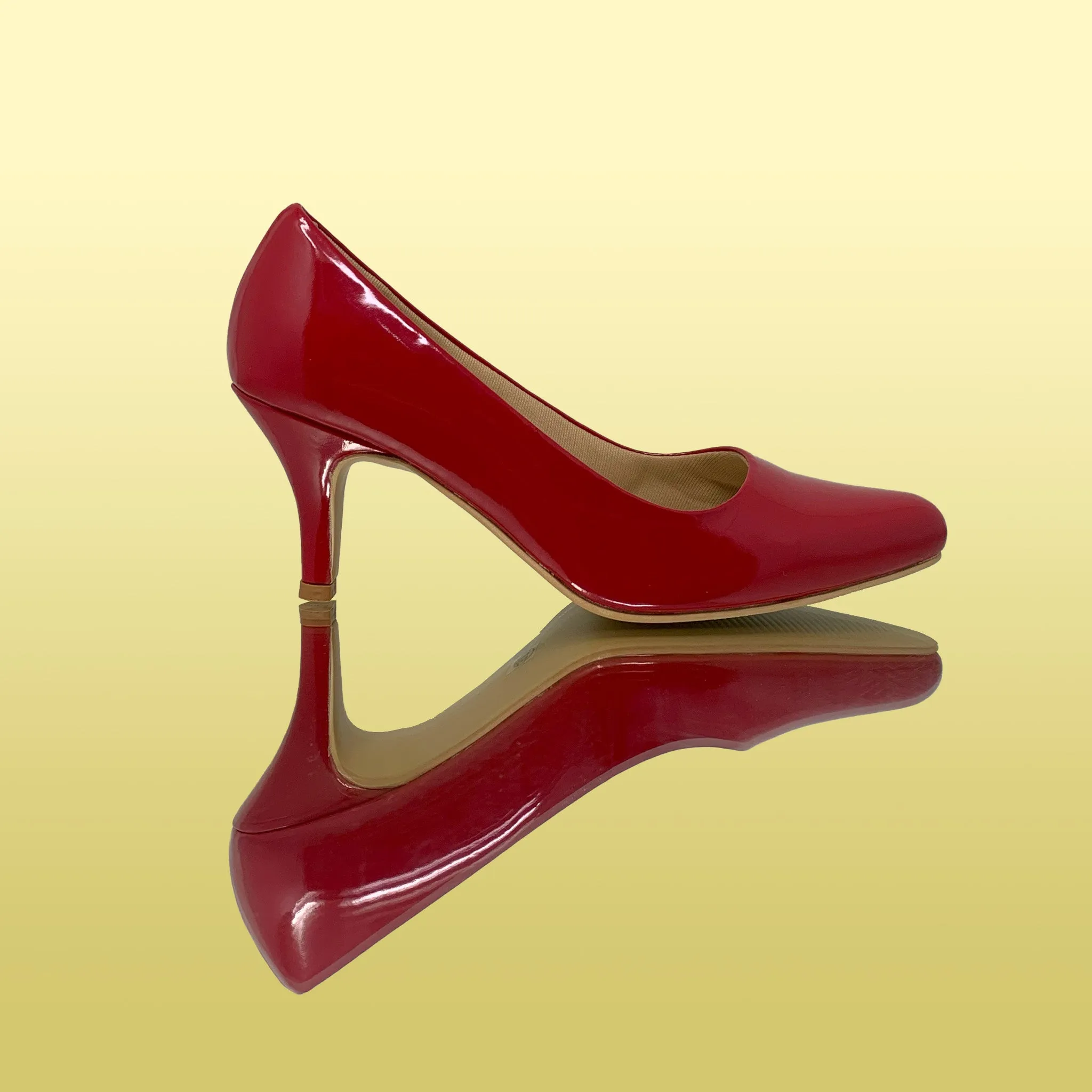 Classic Red Patent Leather Heels