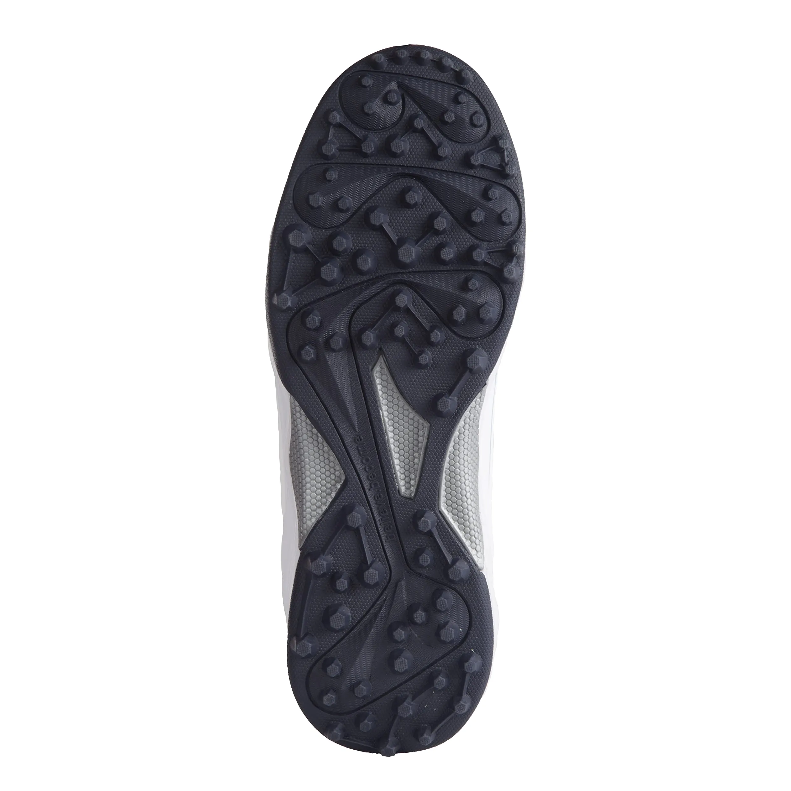 Cricket Rubber Stud Club 5 0 White/Navy/Teal