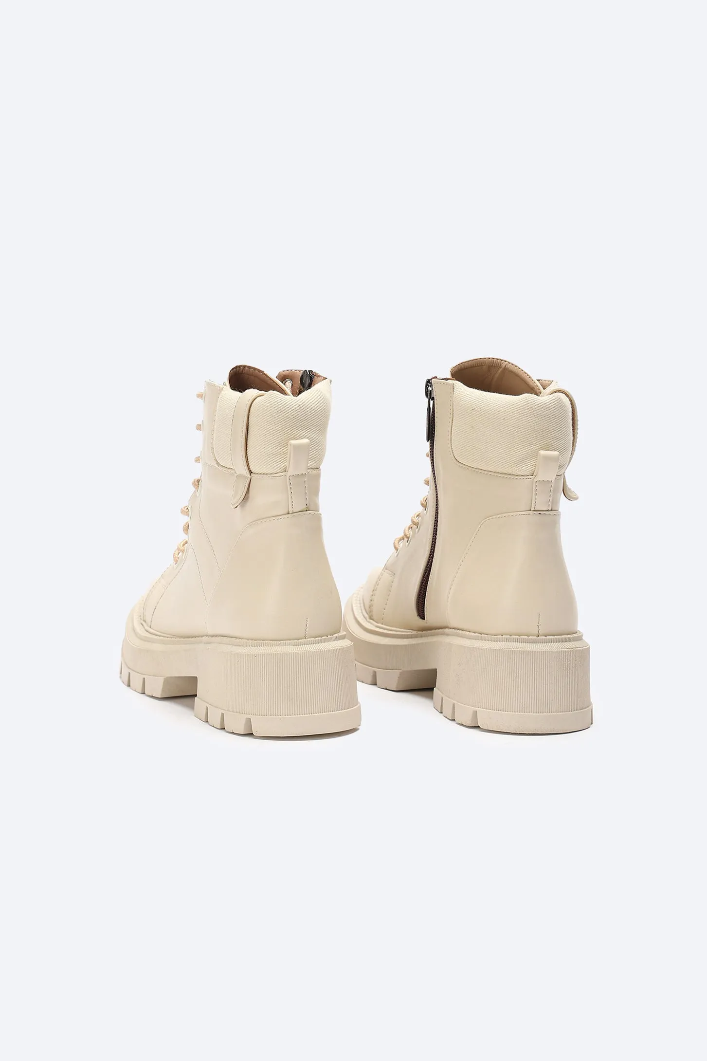 EASE ANKLE BOOTS - BEIGE