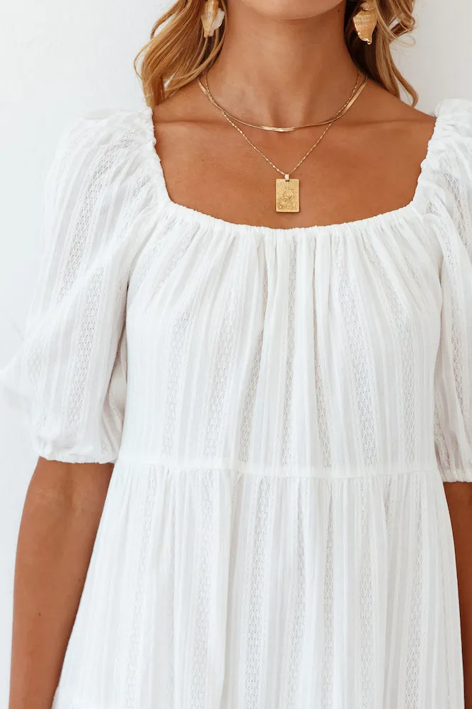 Everything Goes Dress White