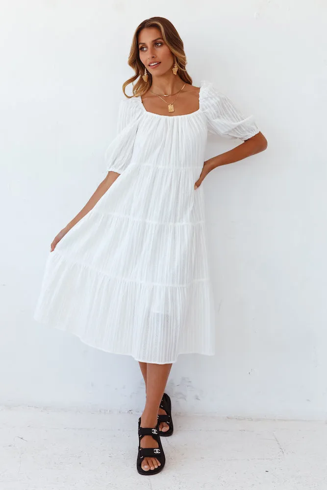 Everything Goes Dress White