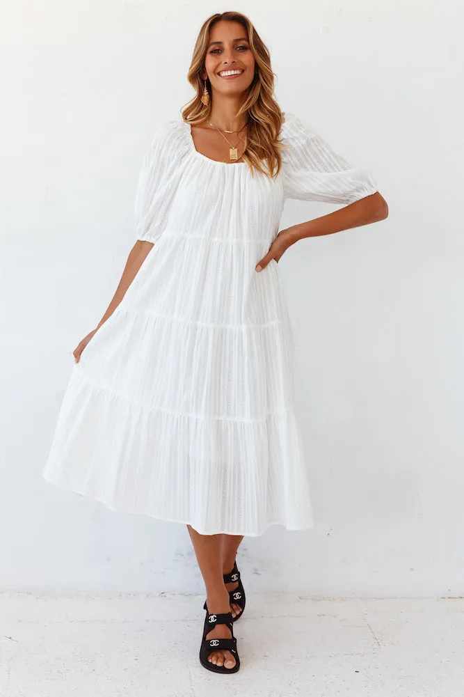 Everything Goes Dress White