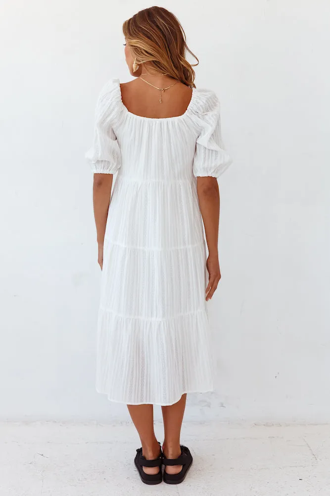 Everything Goes Dress White