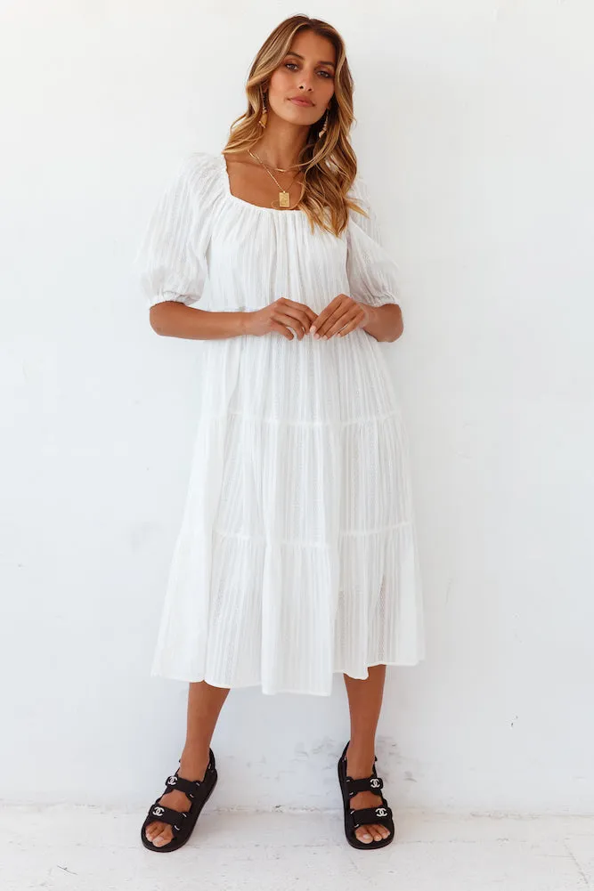 Everything Goes Dress White