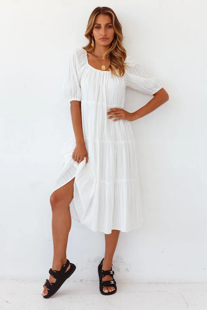 Everything Goes Dress White