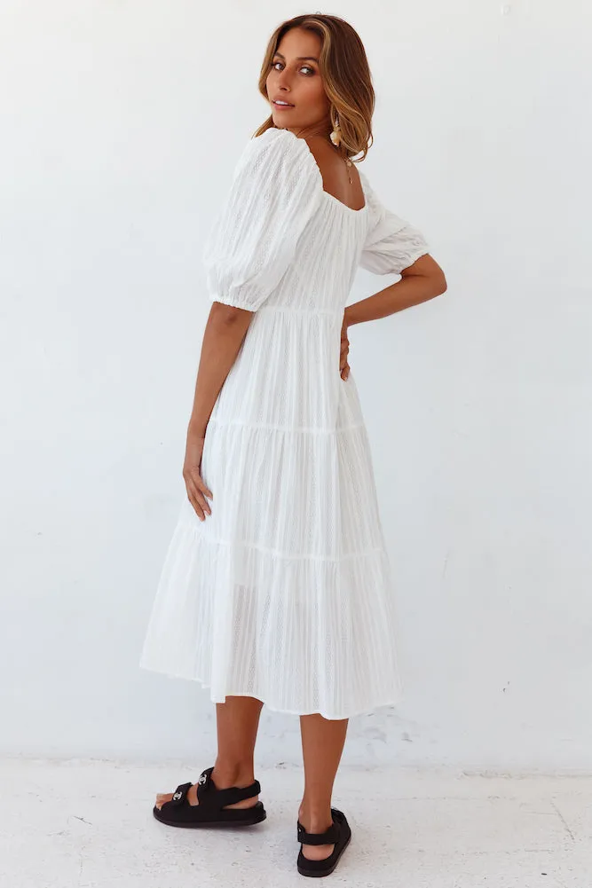 Everything Goes Dress White