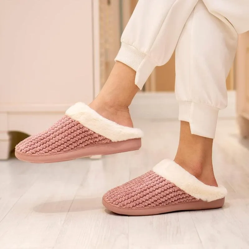 Fleece Lined Slippers – Soft, Warm, and Comfortable Indoor Footwear