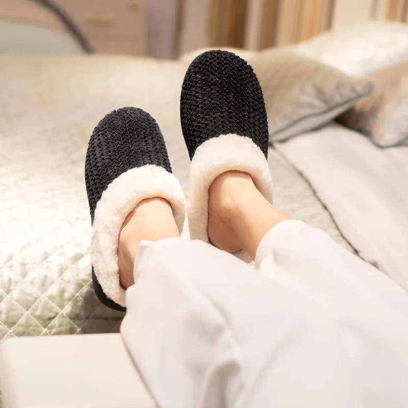 Fleece Lined Slippers – Soft, Warm, and Comfortable Indoor Footwear