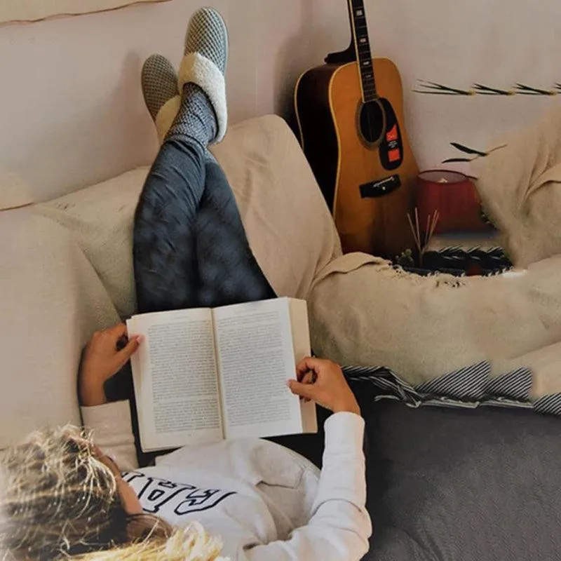 Fleece Lined Slippers – Soft, Warm, and Comfortable Indoor Footwear
