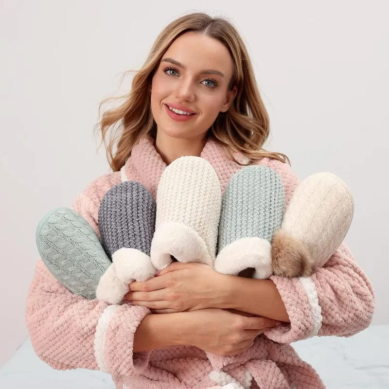 Fleece Lined Slippers – Soft, Warm, and Comfortable Indoor Footwear