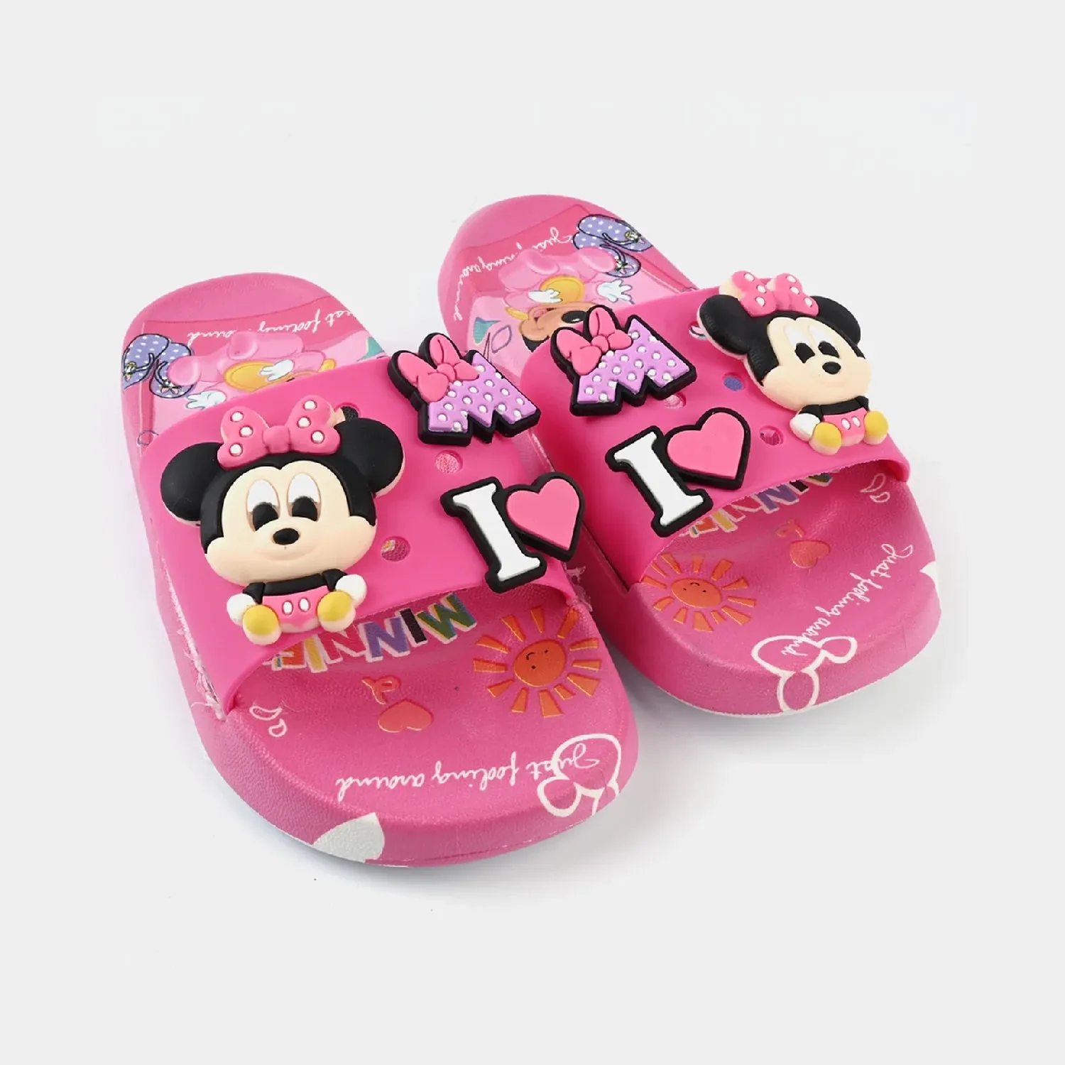 Girls Slippers 222-49-Fuchsia