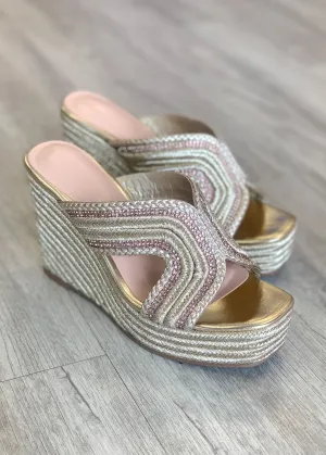 Golden Attire Wedge