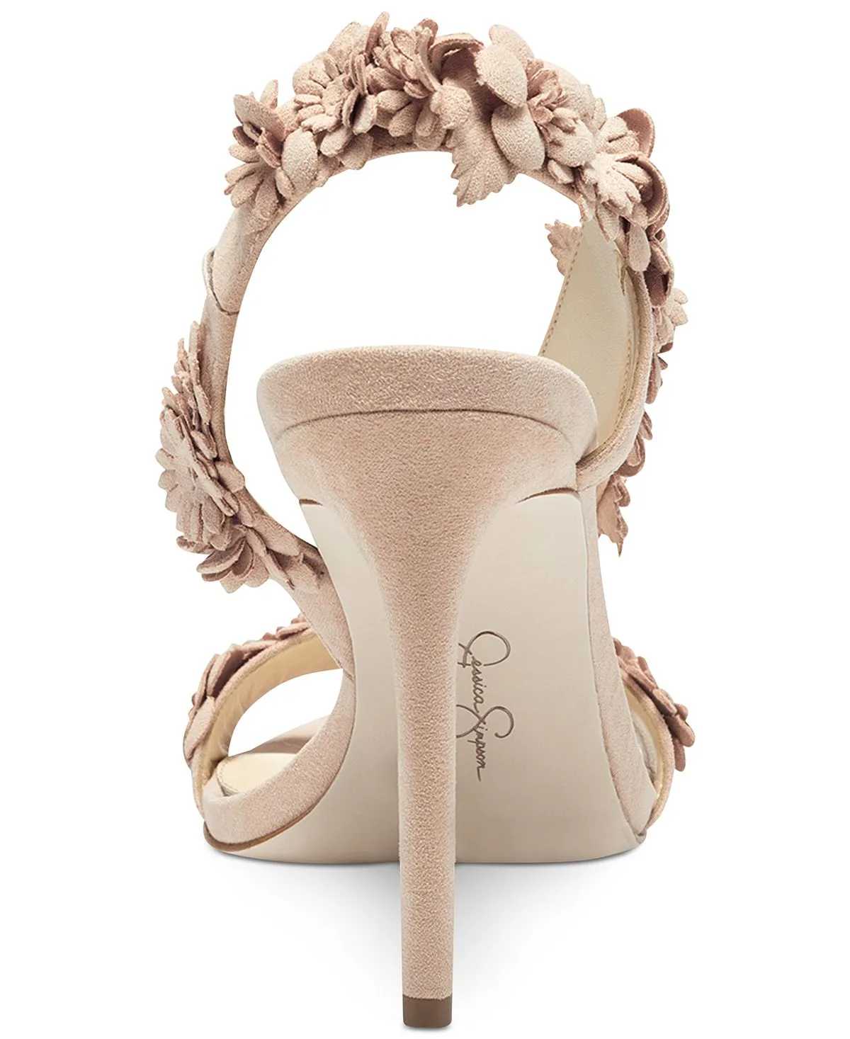 Jessica Simpson Jessin Womens Sandals Blush Stiletto High Heel Open Toe Pumps