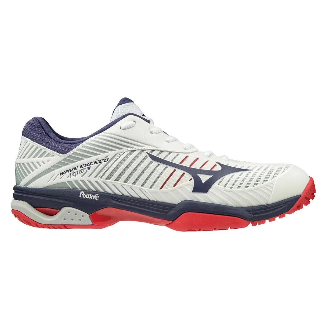 Mizuno Wave Exceed Tour 3 White Mens Tennis Shoes