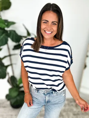 Nautical Buttons Top
