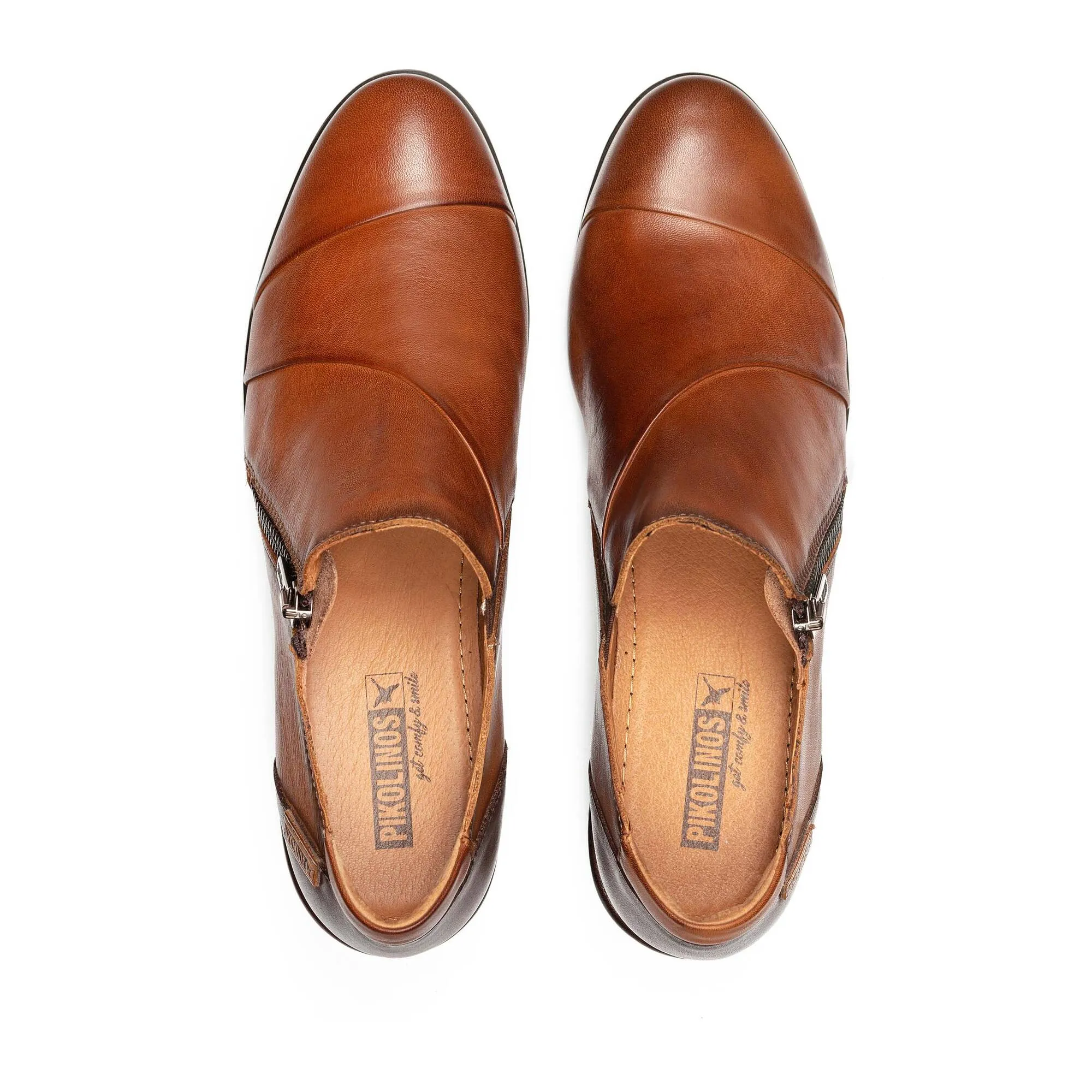 Pikolinos Women's Malaga W6W-5673C1 Leather Shoes Caoba Brown