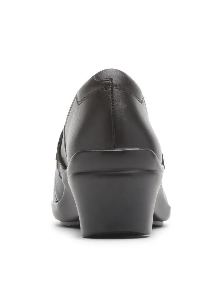 Rockport Aravon Womens Stridarc Monk Slip-On Black CI2147