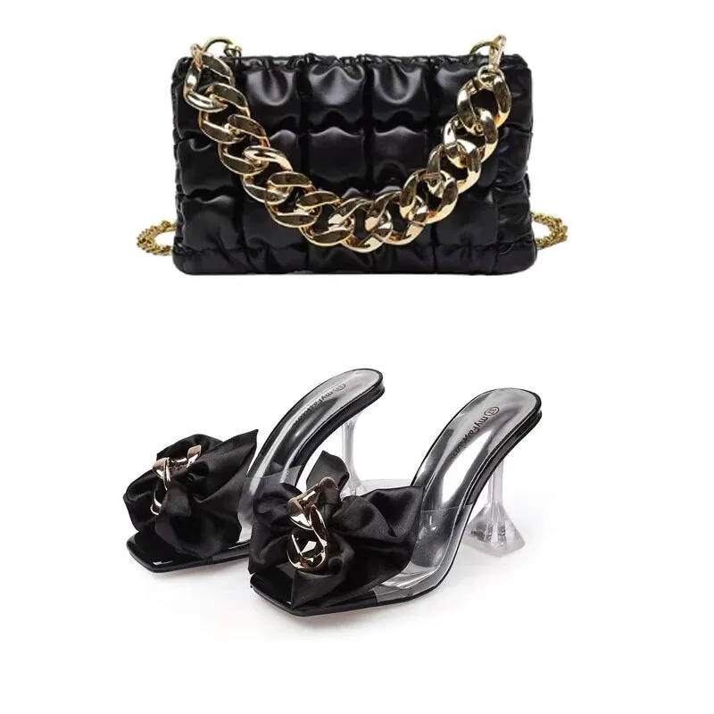 Rose Shoe & Bag Set