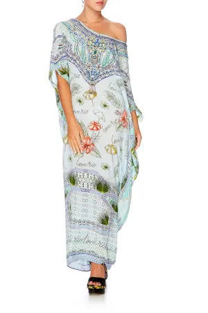 ROUND NECK KAFTAN SHADES OF RIO