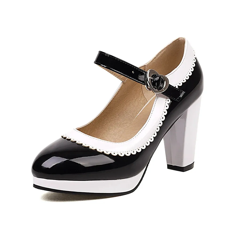 SWEETHEART MARY JANE HEELS