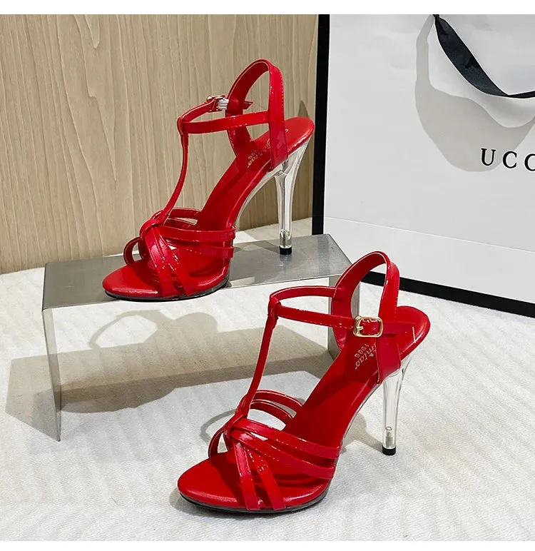 T-Belt Buckle Strap Sandals