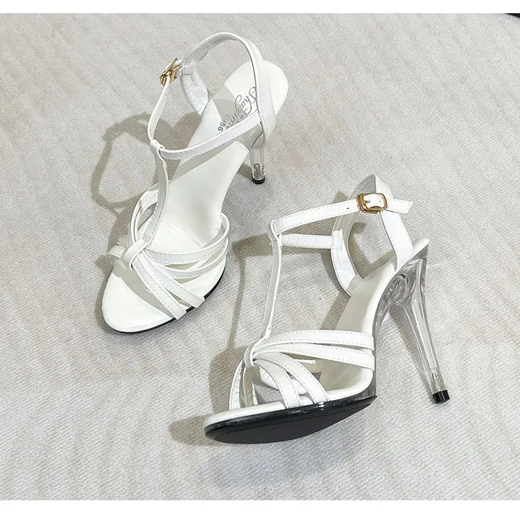 T-Belt Buckle Strap Sandals