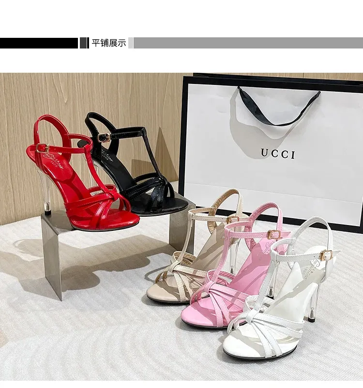 T-Belt Buckle Strap Sandals