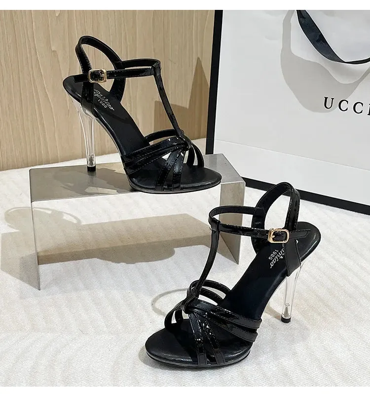 T-Belt Buckle Strap Sandals