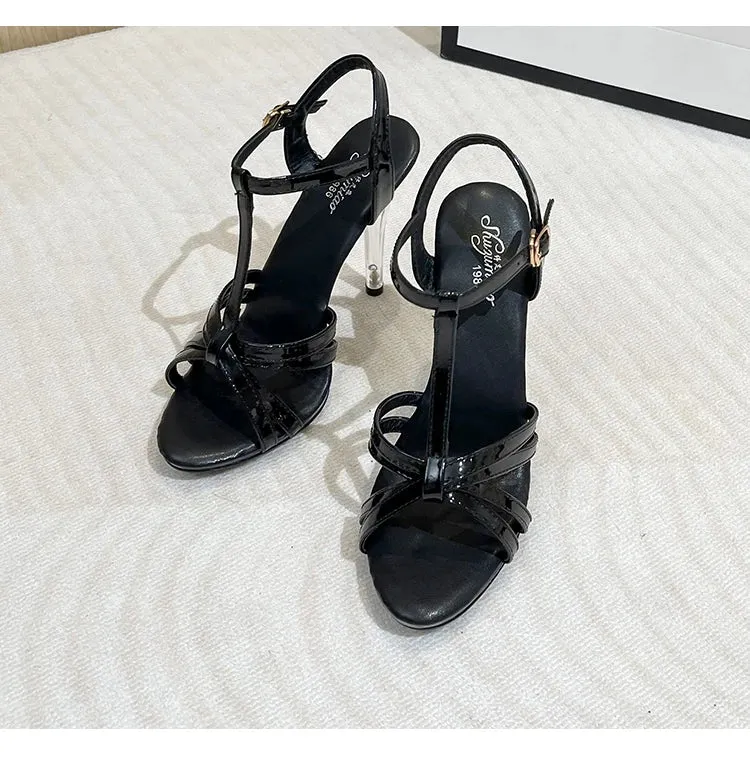 T-Belt Buckle Strap Sandals