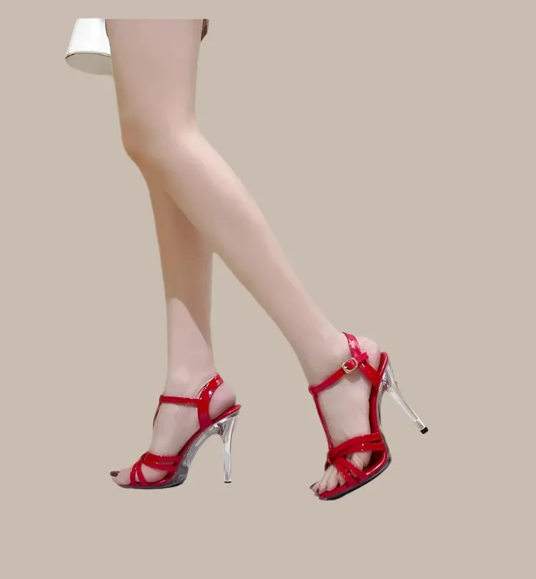 T-Belt Buckle Strap Sandals