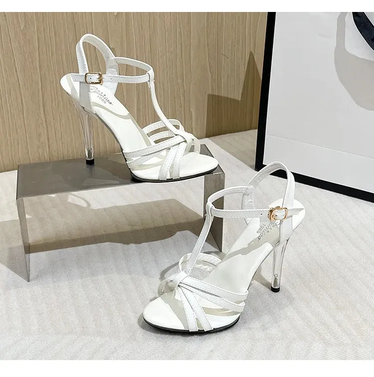 T-Belt Buckle Strap Sandals