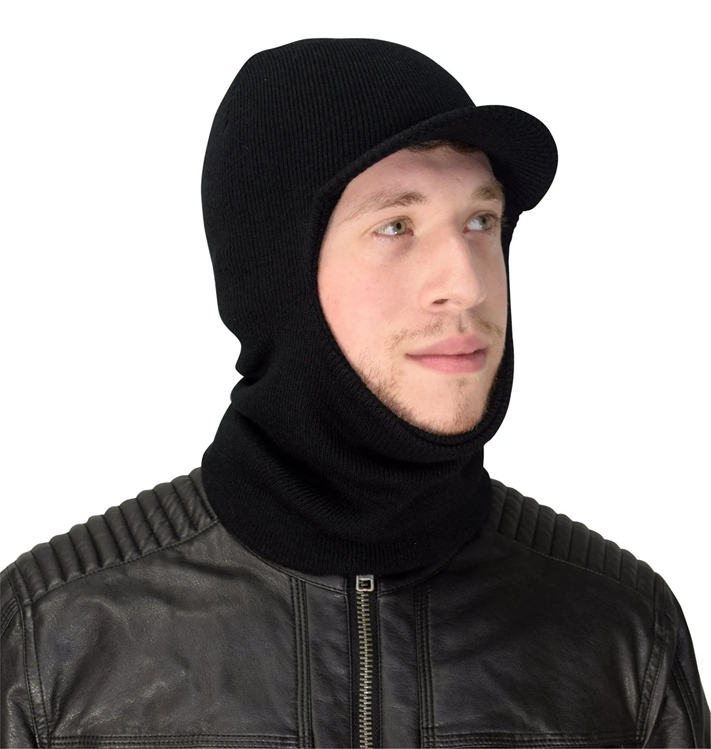 Unisex Warm One Hole Balaclava Visor Ski Mask Shield Hat Headwear