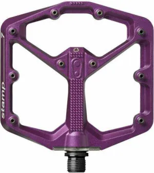 USED CrankBrothers Stamp-7 Bicycle Platform Pedal, Purple, Small