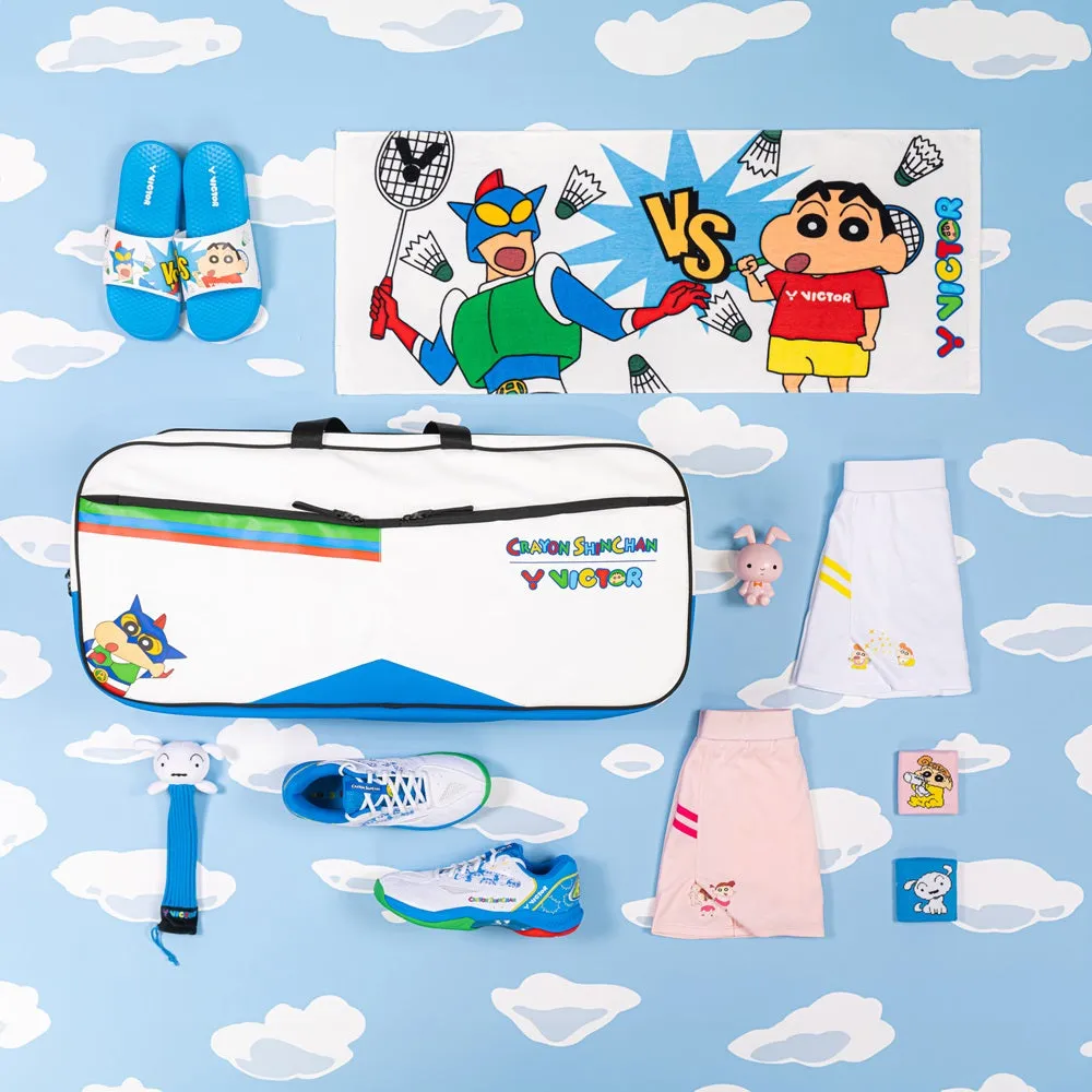 [VICTOR X CRAYON SHINCHAN] 008CS FA Nautical Blue/Bright White Slippers/Sandals