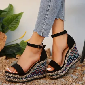 Zara™ - Bohemian Wedge Sandals
